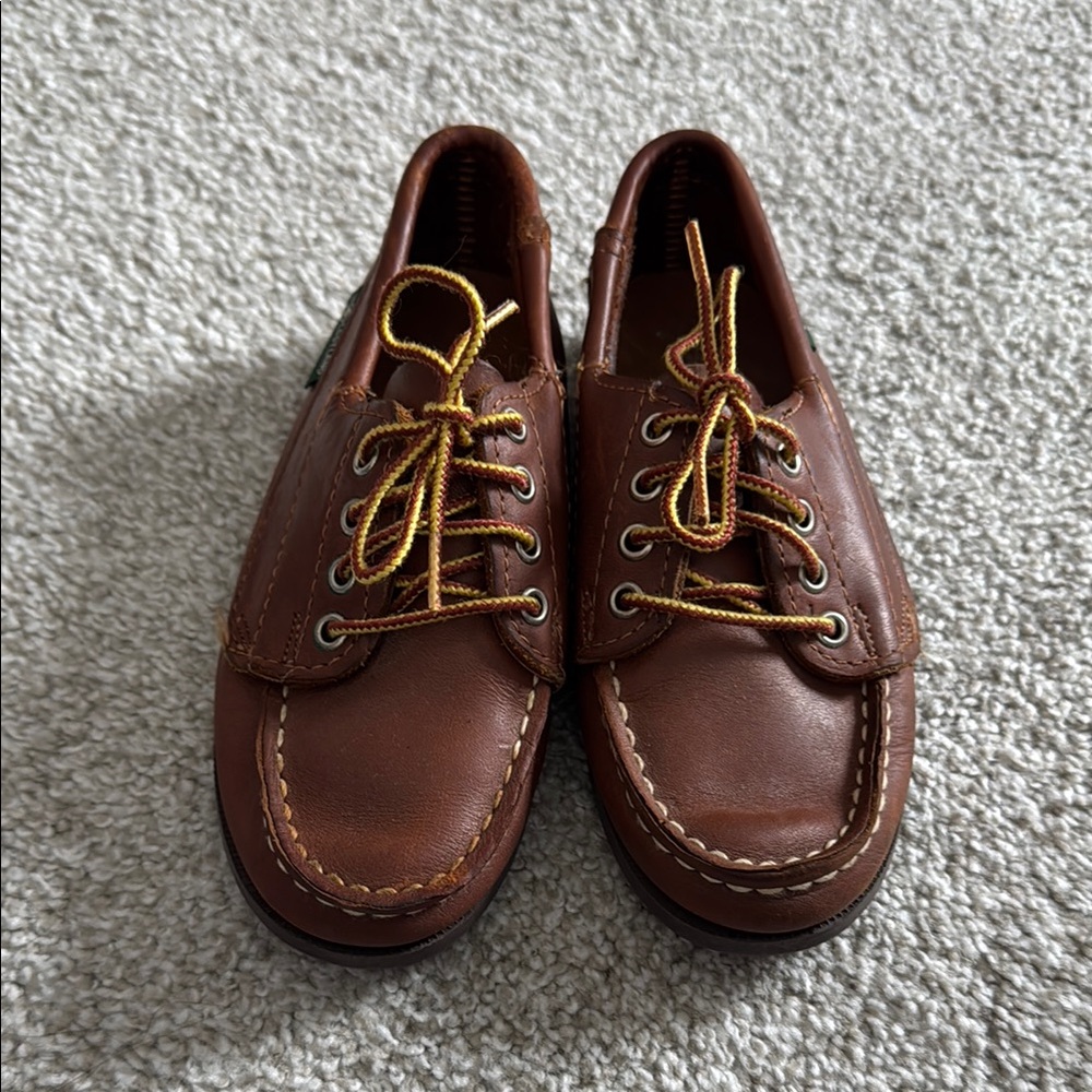 EASTLAND Leather Boys Boat Shoes